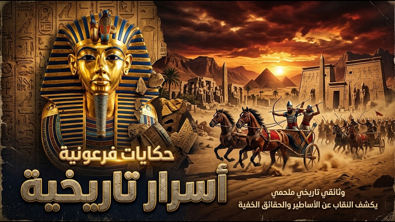 فيلم وثائقي: أسرار تاريخية لازم تعرفها 😱💔 من نهاية توت عنخ آمون لحد قصة الهكسوس