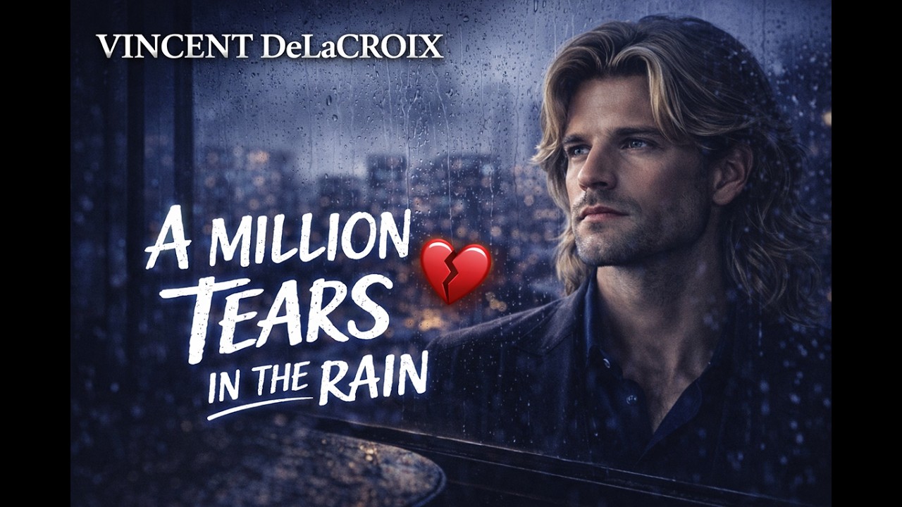A Million Tears in the Rain 💔 | 80s Synth Pop Ballad | Vincent DeLaCroix