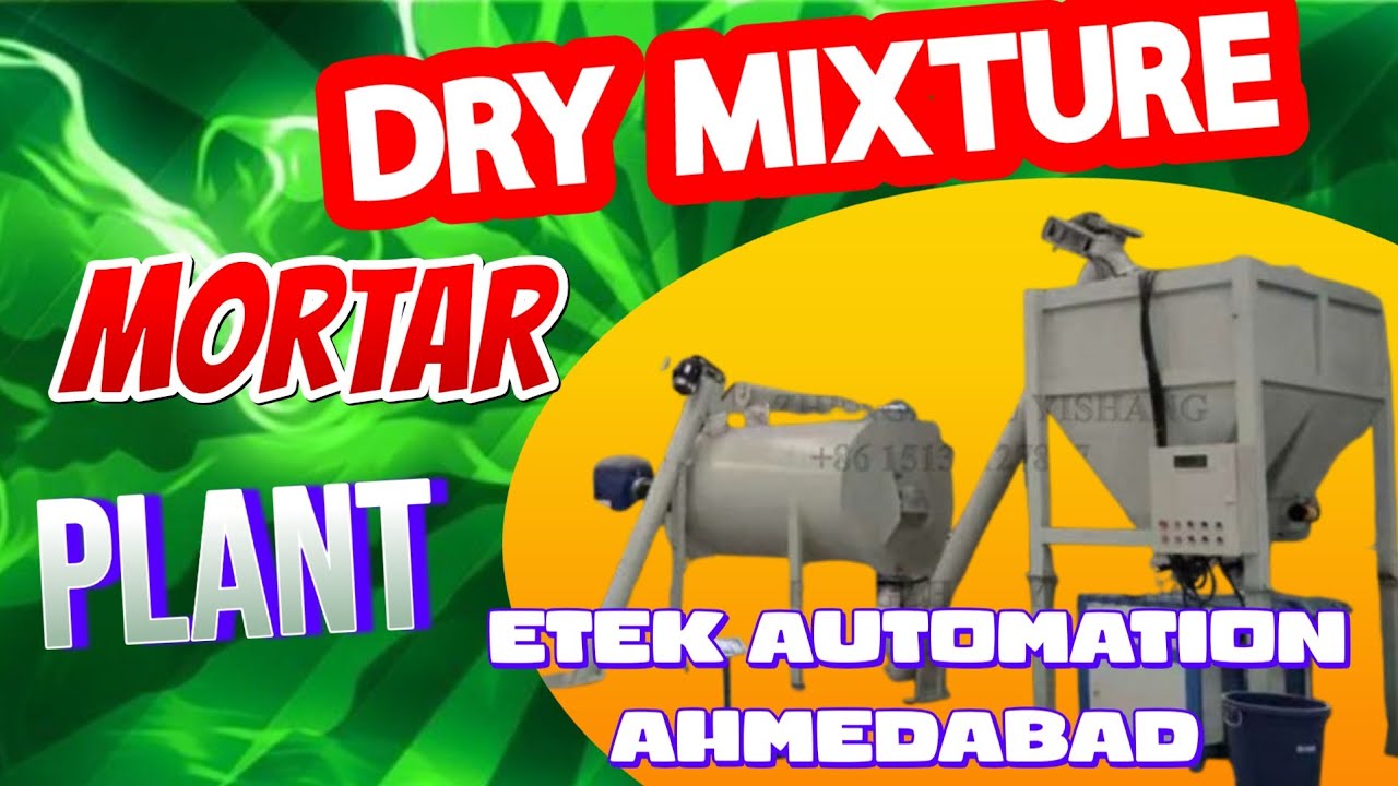 Mortar plant manufacturer in Gujarat | Dry mix mortar plant