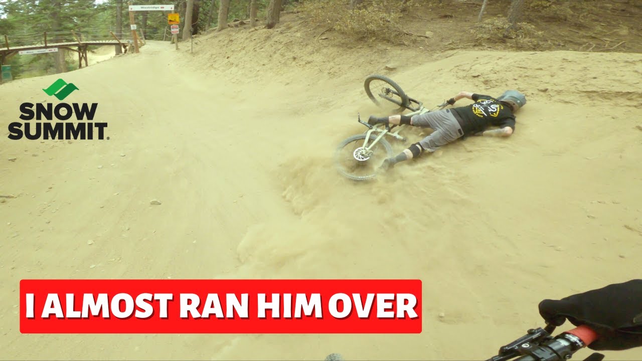CRASHING HARD ON BLUE STEEL  |  Snow Summit MTB Park