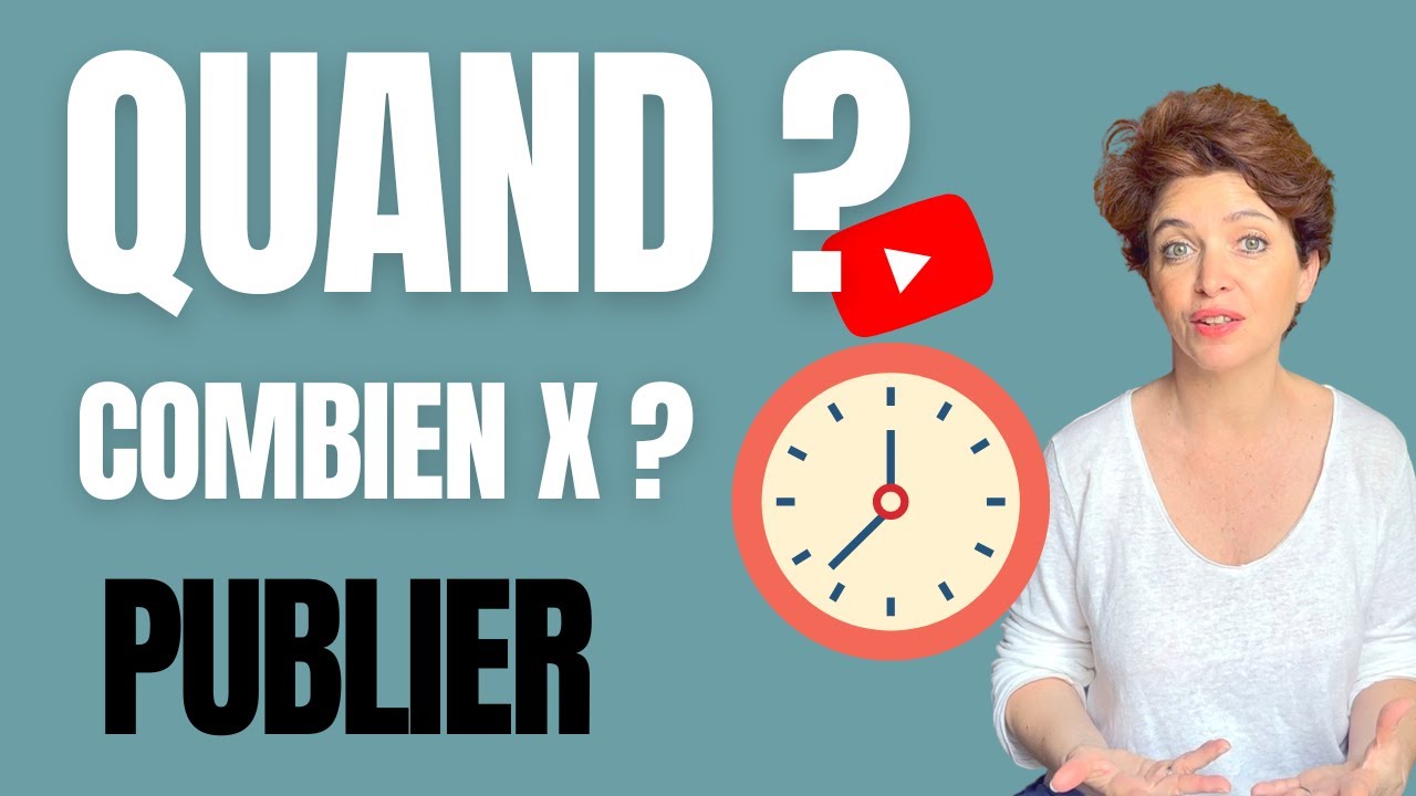 MEILLEUR JOUR pour PUBLIER sur Youtube (vues likes et partages en plus)