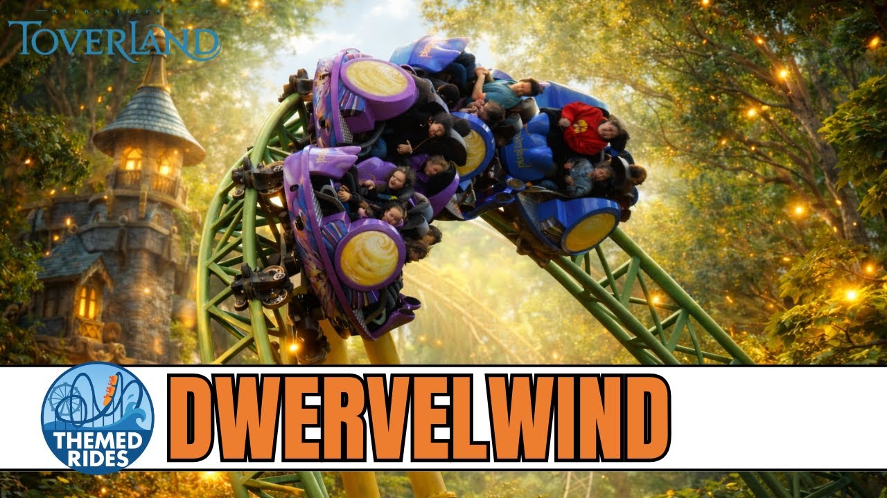 Dwervelwind at Toverland! Crazy Spinning Coaster! POV
