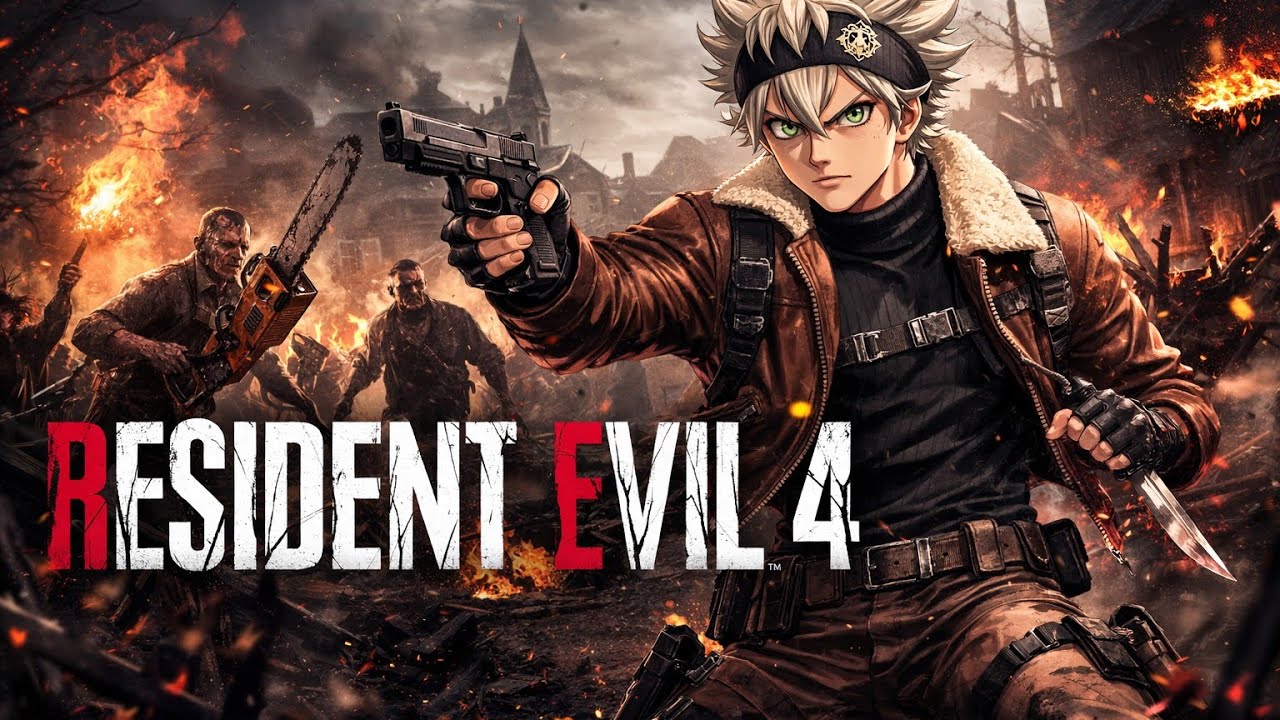 BAKASTA vs ZUMBIS em Resident Evil 4 💀