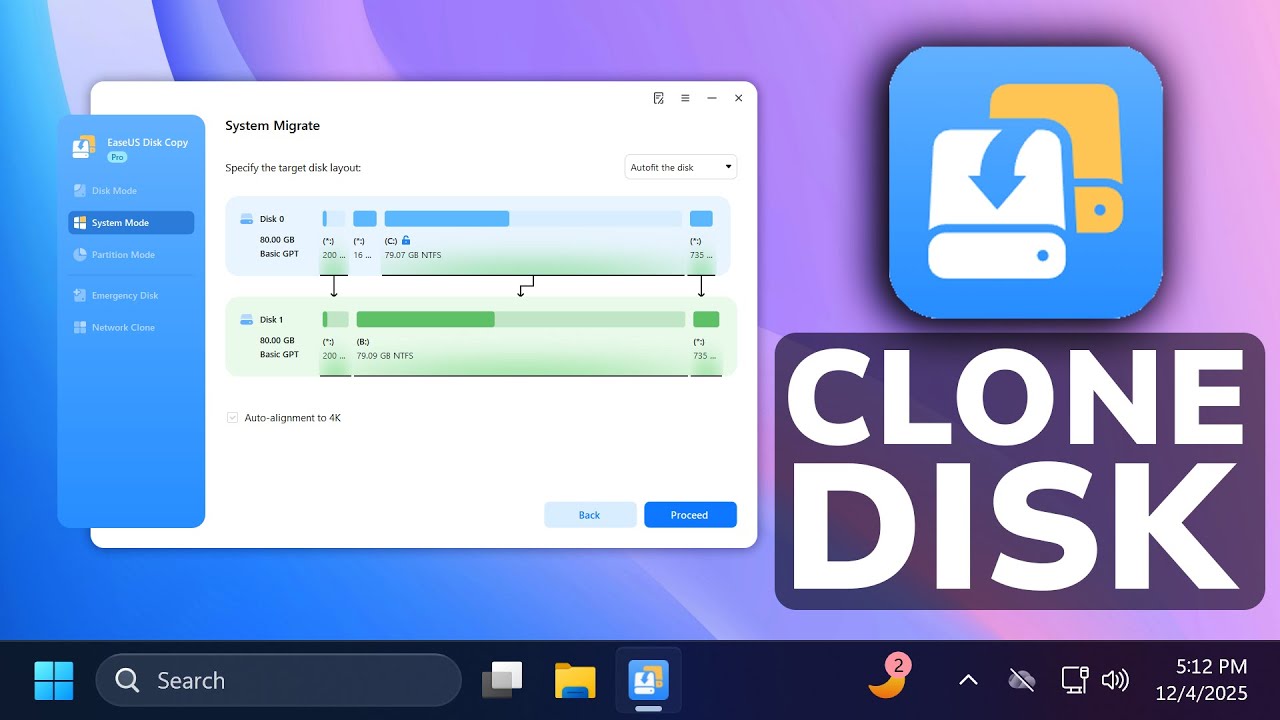 Лучший способ клонировать/мигрировать Windows на SSD в Windows 11 25H2