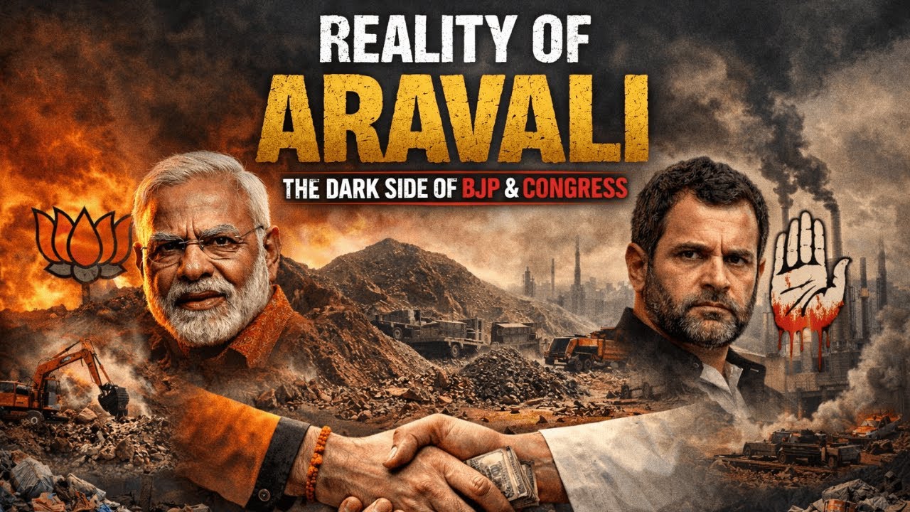 Aravali Propaganda & Protest || Save Aravali from BJP & Congress