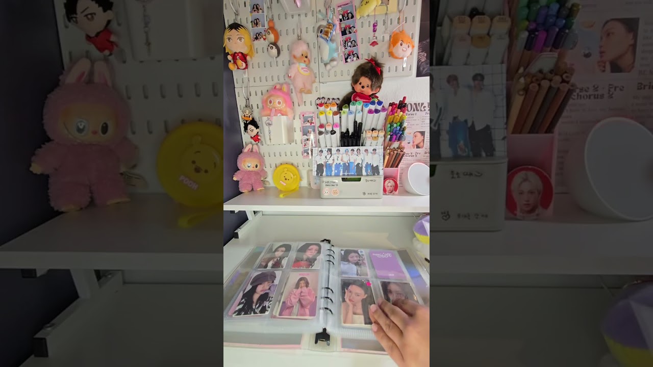 Organizing new photocards | #kpop #skz #felix #newjeans #hanni #enhypen #sunghoon 
