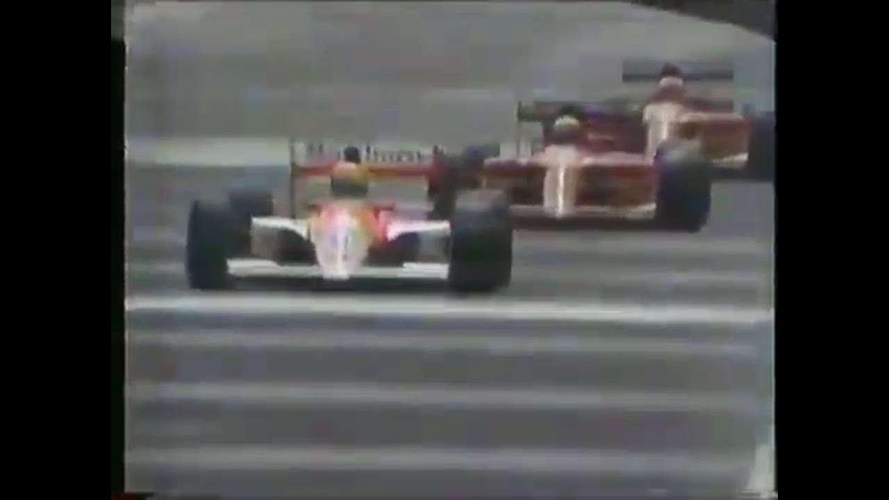 F1 1990-Mexico  Senna vs Prost vs Mansell メキシコ セナvsプロストvsマンセル