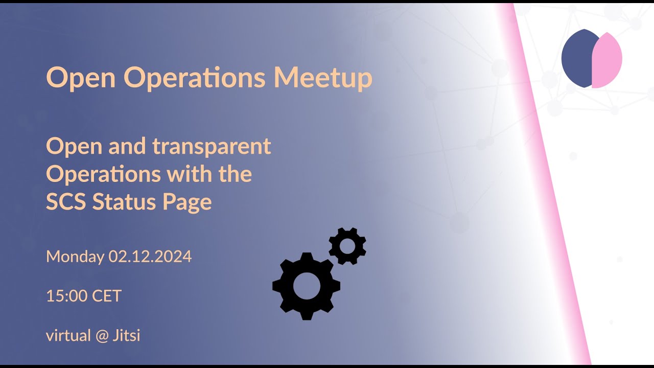 Open and transparent operations of cloud environments