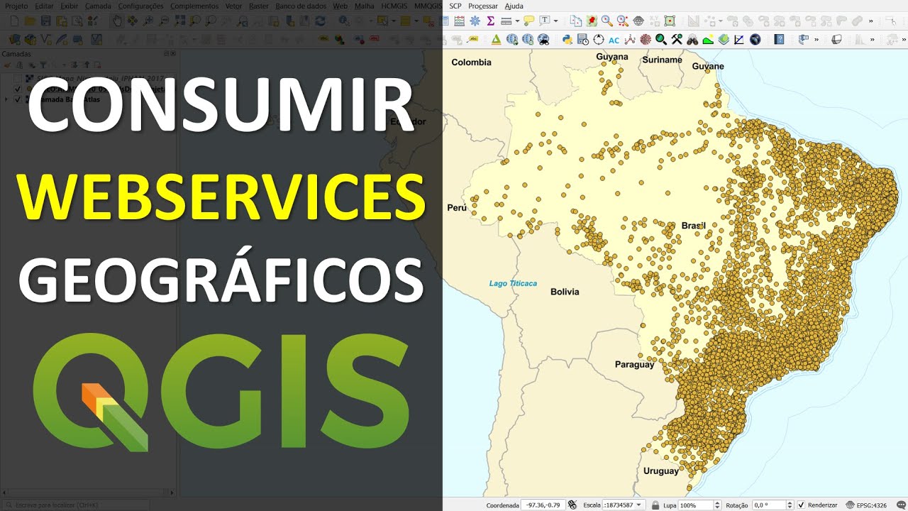 Como consumir Serviços WMS, WFS e WCS no QGIS