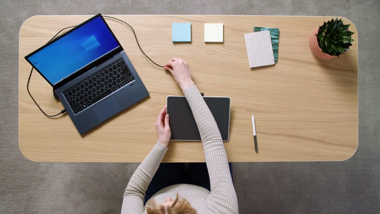ワコム | Wacom One ペンタブレットの使い方：5- デバイスへの接続方法