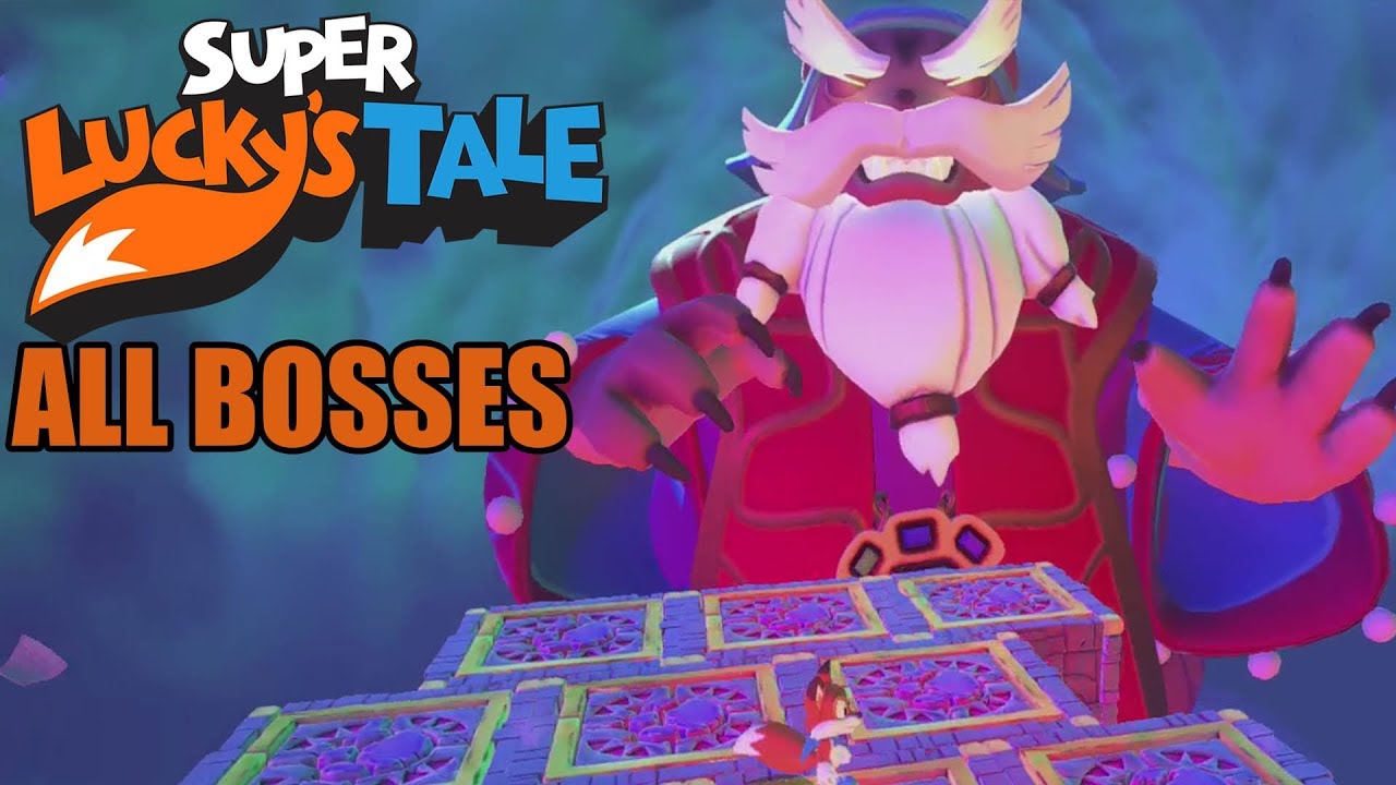 Super Lucky's Tale All Bosses
