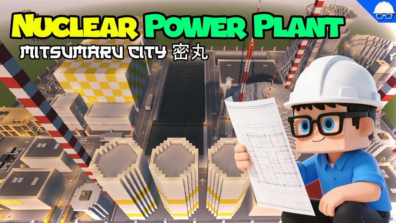 Building the Most Realistic Nuclear Power Plant in Minecraft! (Yuushya + Cocricot)