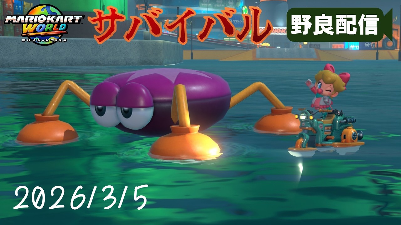 はじめてのはいしん【マリオカートワールド】