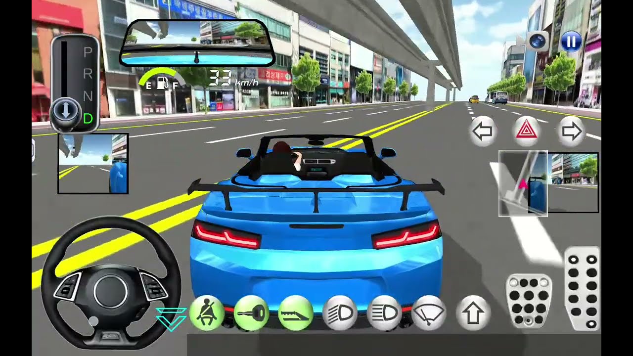 New Blue Mercedes G64 For Parking - 3d Driving Class android game || Car Game #gameplay #cargames3d