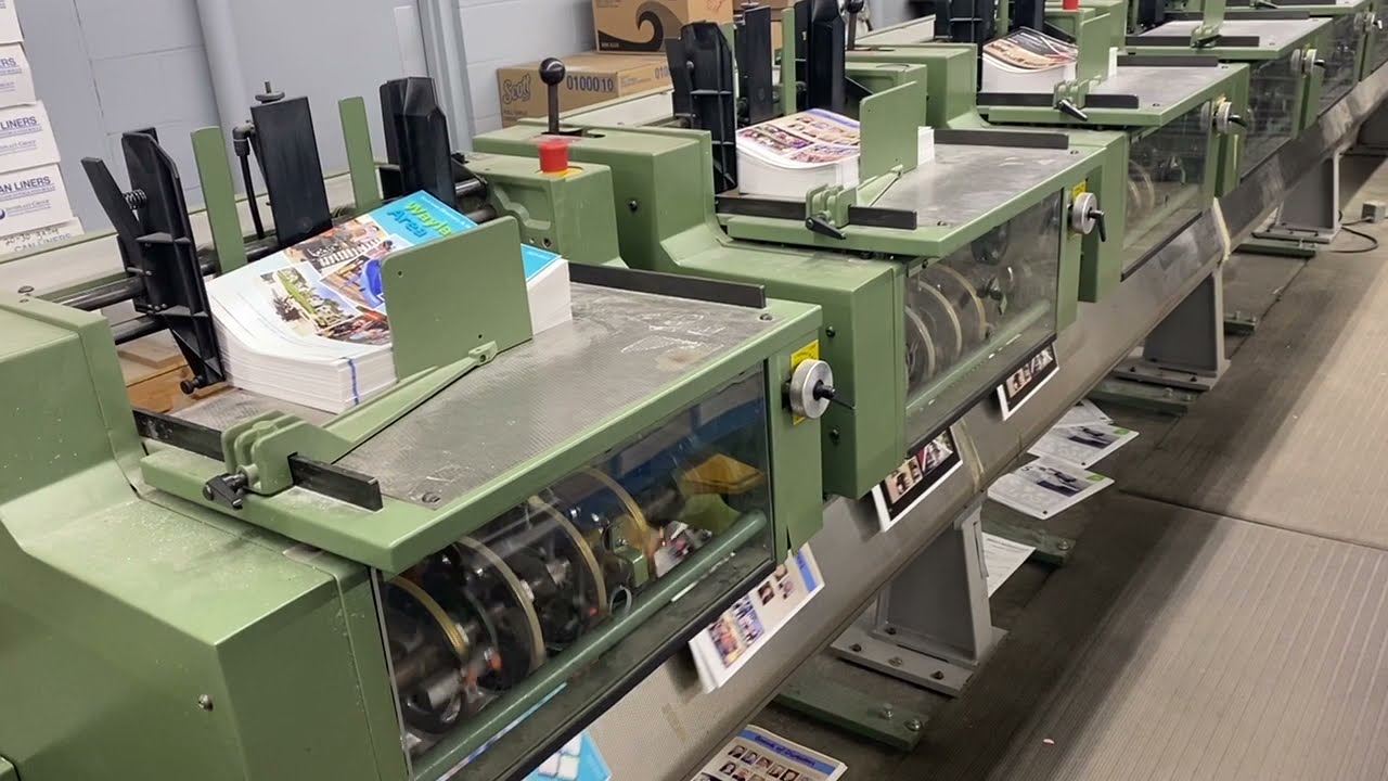 1996 Muller 321 Six Pocket Saddle Stitching Machine