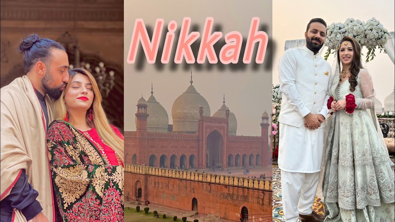 NIKKAH IN BADSHAHI MOSQUE || PAKISTAN VLOG || ZUNAIRA ISHMAEL