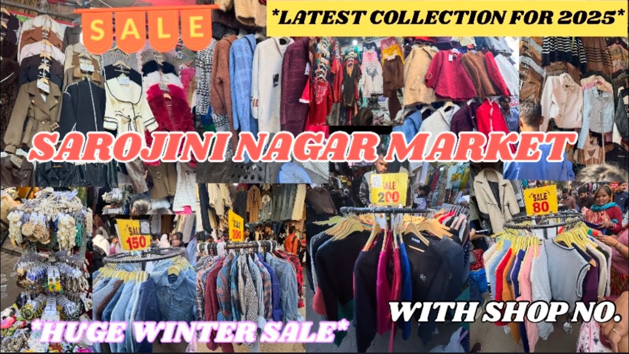 Sarojini Nagar Market Delhi |sarojini nagar winter collection 2025| sarojini nagar latest collection