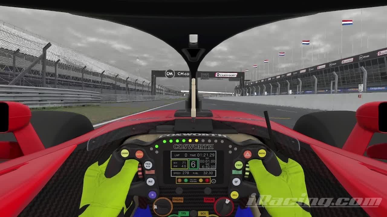 Track Guide: iRacing Circuit Park Zandvoort - Grand Prix Super Formula SF23 - Honda (Dry) (Hotla...