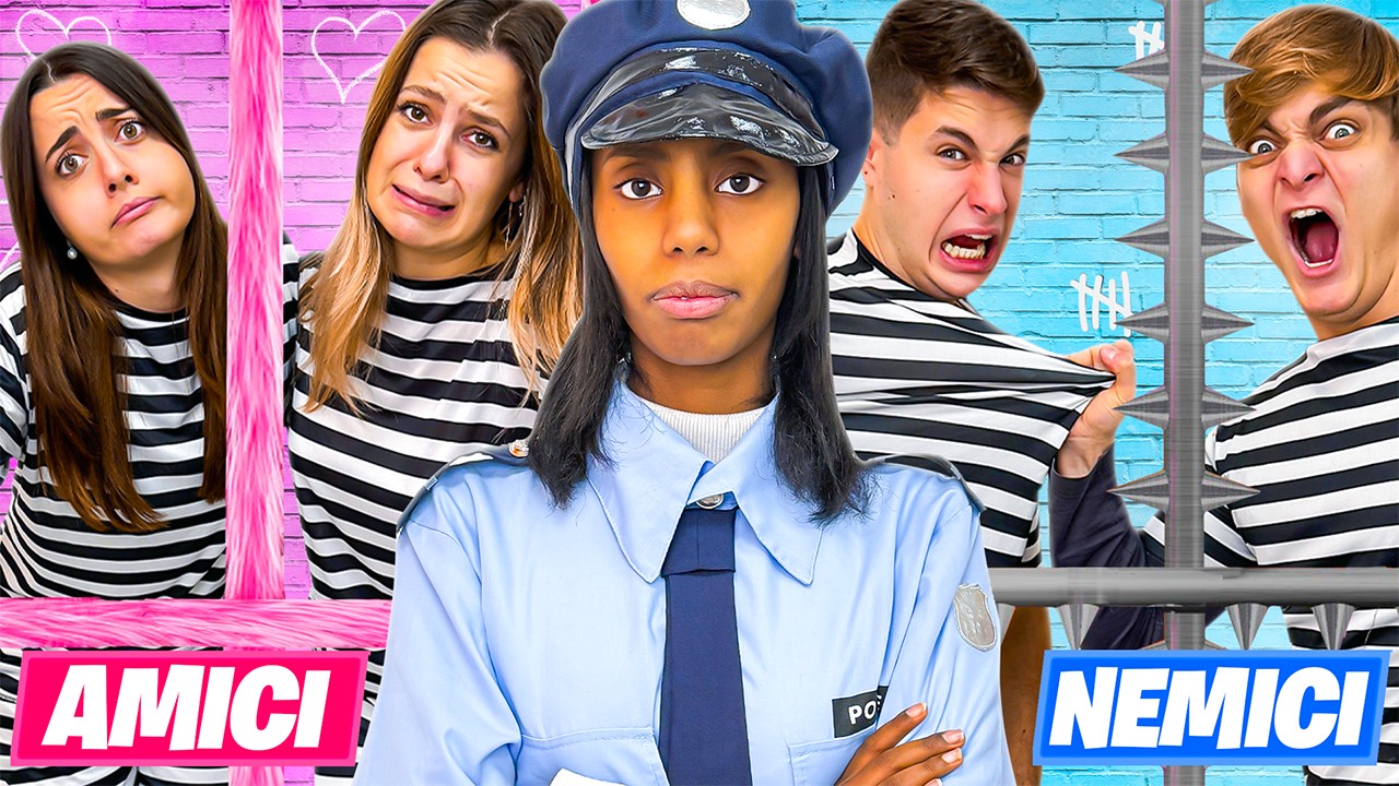 AMICI vs NEMICI IN PRIGIONE!! *3 TIPI DI AMICI*👮🏻&zwj;♂️