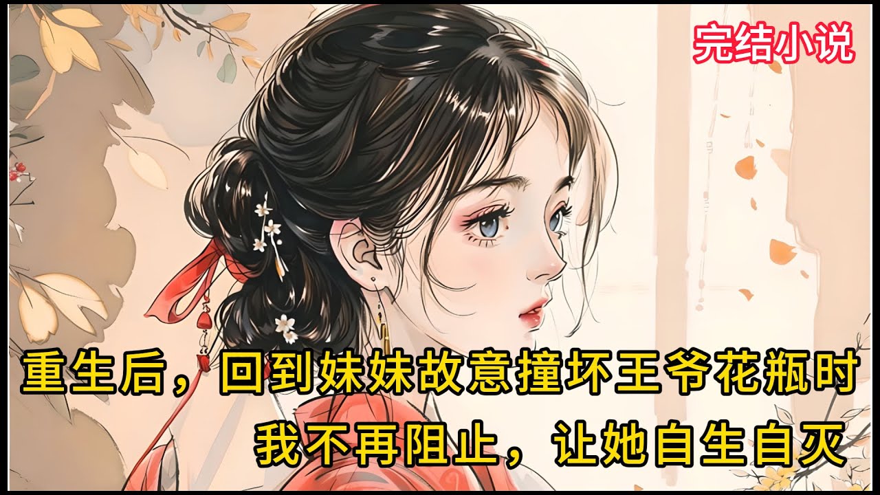 【一口氣看完 】重生后，回到妹妹故意撞坏王爷花瓶时，我不再阻止，让她⾃⽣⾃灭......