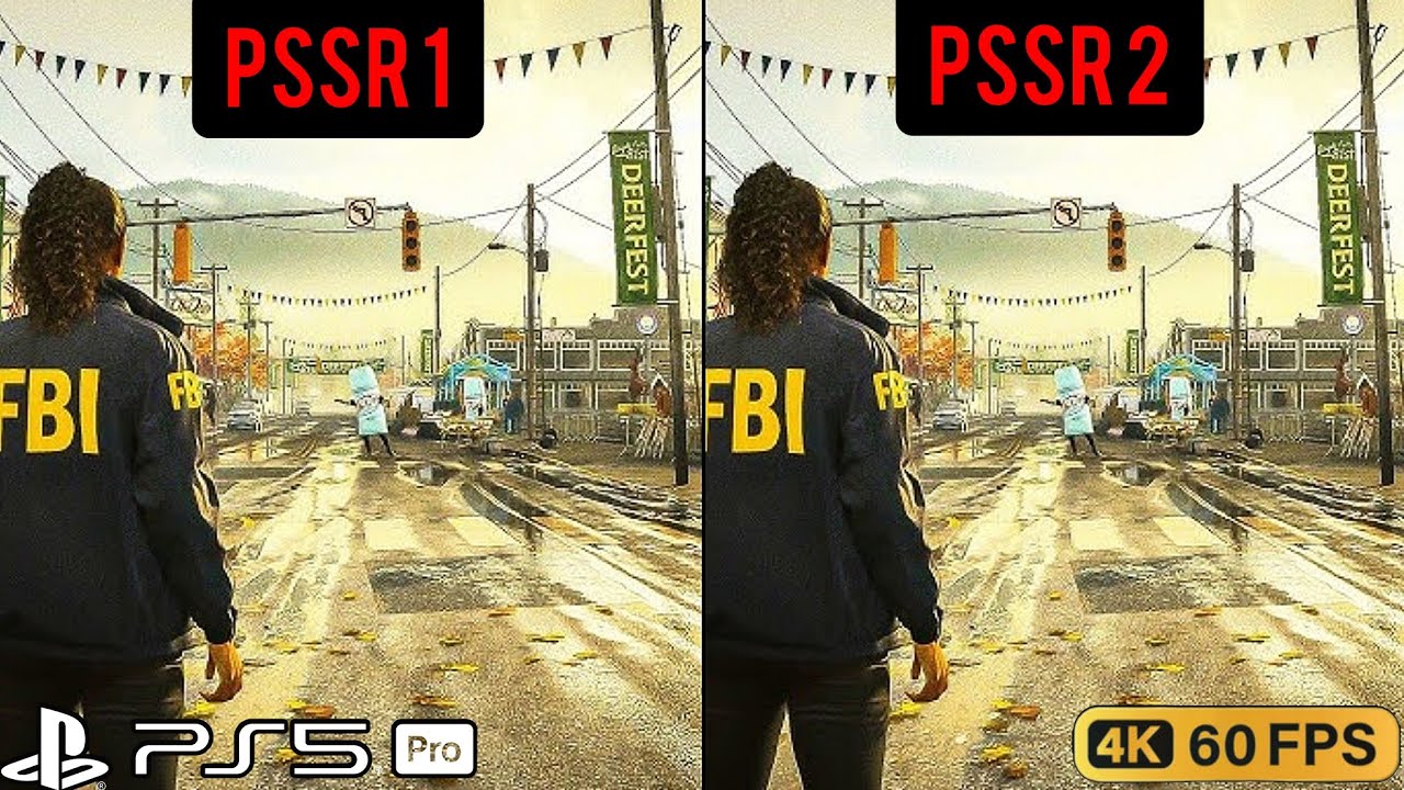 Alan Wake 2 &mdash; Визуальное сравнение PSSR 1 и PSSR 2 [Новое обновление PSSR 2.0]