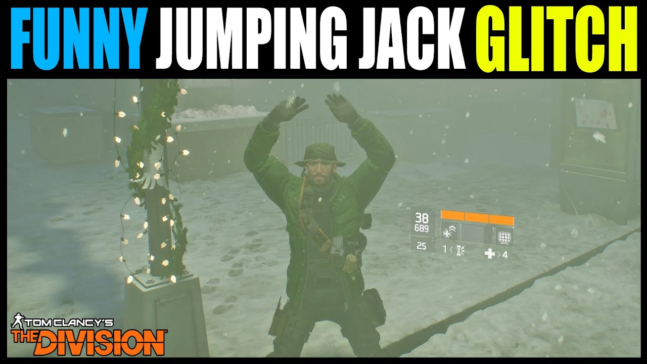 The Division: Funny Jumping Jack Animation Glitch! (The Division Glitches)