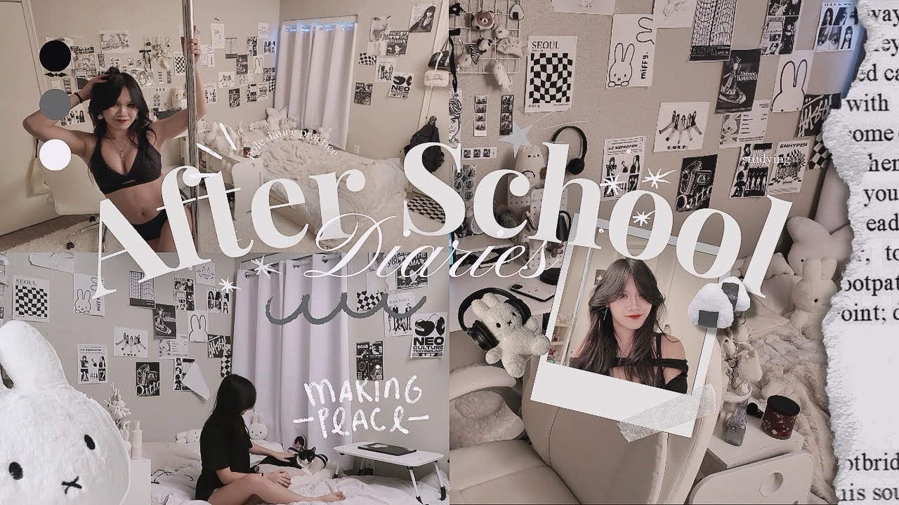 *REALISTIC* After School routine 🍙 ⋆｡°✩Pole Dancing, Pinterest school girl, uni diary vlog, study