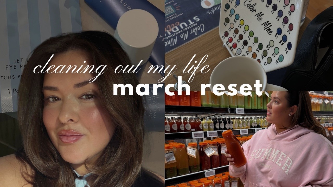 CLEAN OUT YOUR LIFE: it&rsquo;s *actually time to declutter your life, Ulta haul, & a full Sunday reset