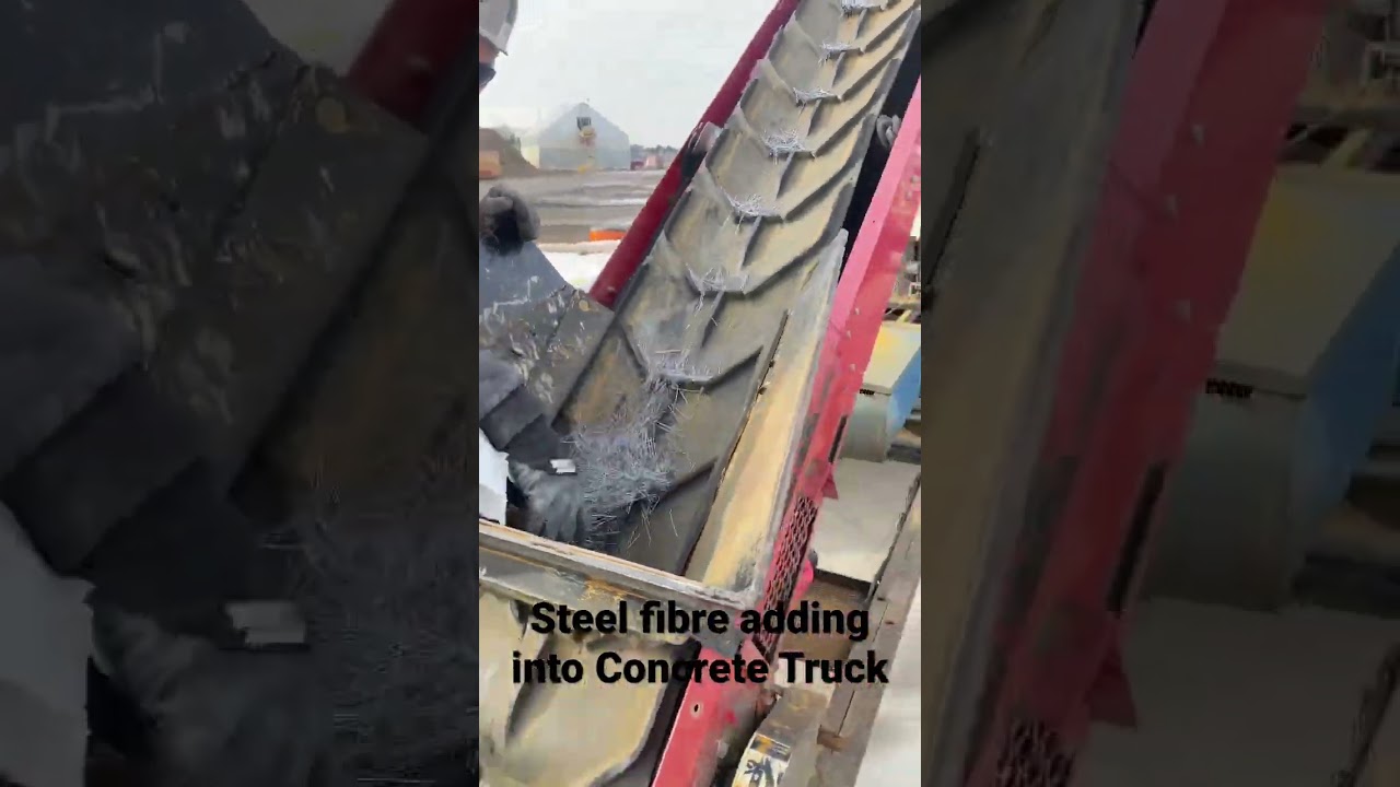 Adding Steel Fiber in Concrete 