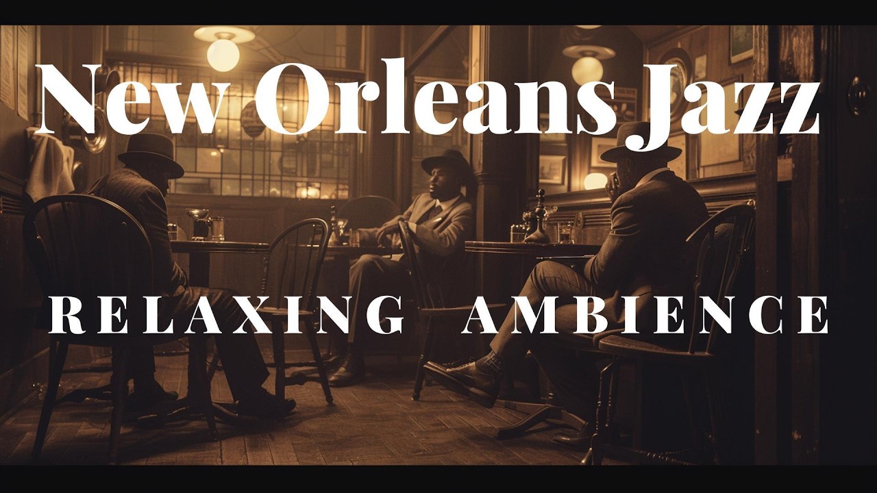 New Orleans Jazz ☕ 1920s Gaslight Café | Relaxing Ambience