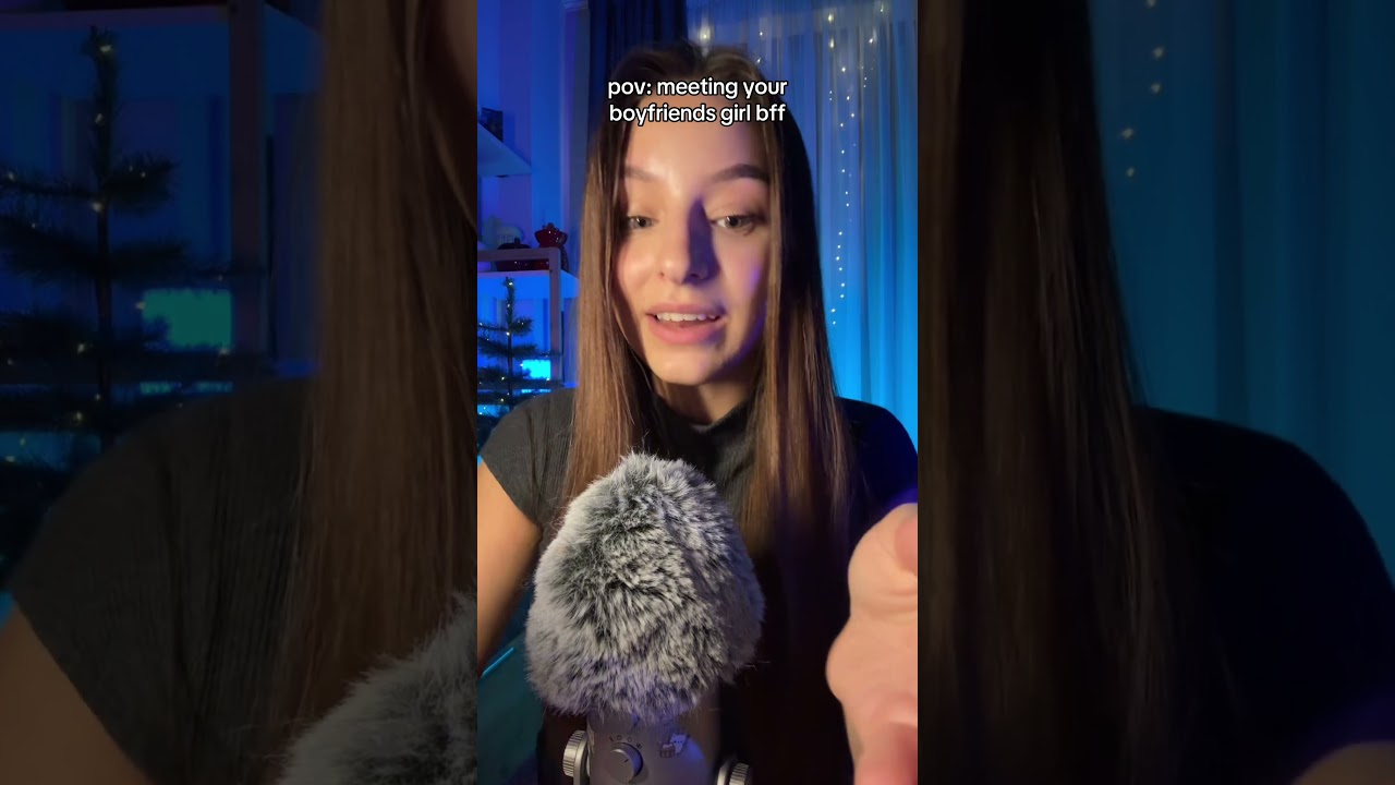 POV: встреча с парнем, девушкой и лучшей подругой 🤍 #asmr #relax