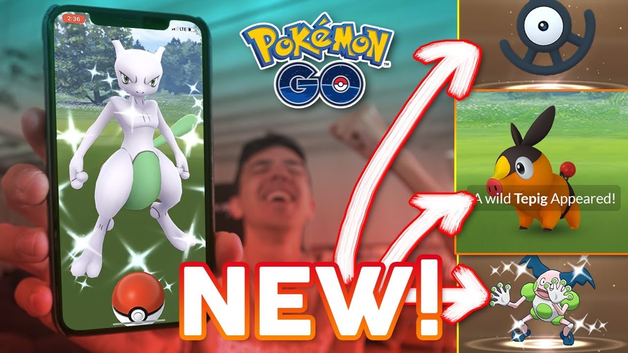 SHINY MEWTWO FINALLY COMING TO POK&Eacute;MON GO! + GEN 5 RELEASE, UNOWN EGGS, & SHINY REGIONALS!