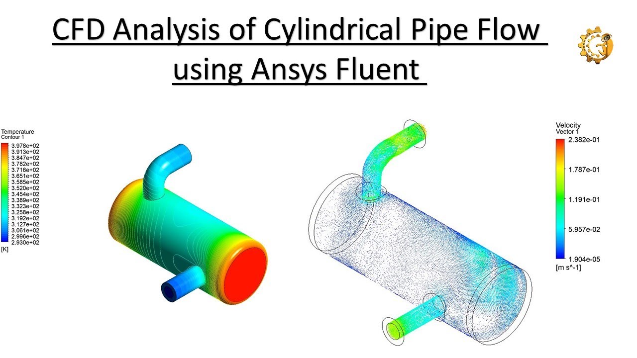CFD Analysis of Cylindrical Pipe Flow using Ansys Fluent.