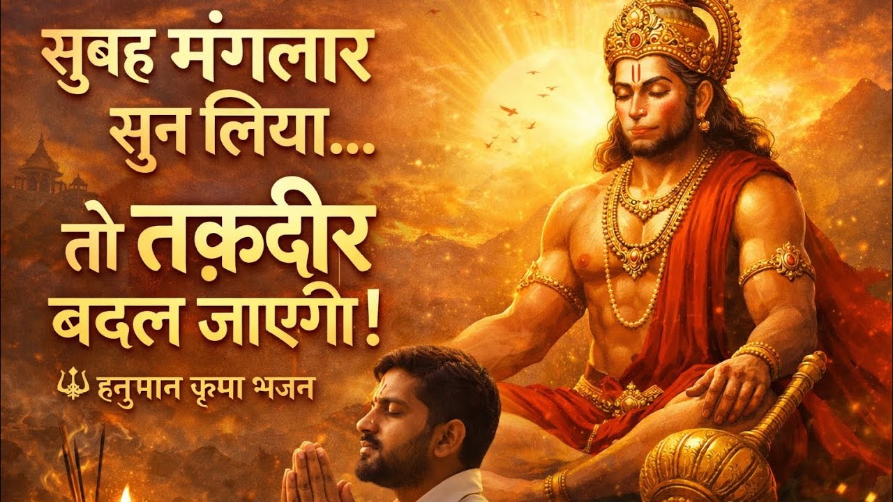 मंगलवार सुबह का हनुमान भजन | संकट कटेंगे, भाग्य जगेगा | Subah Mangalwar Hanuman Bhajan