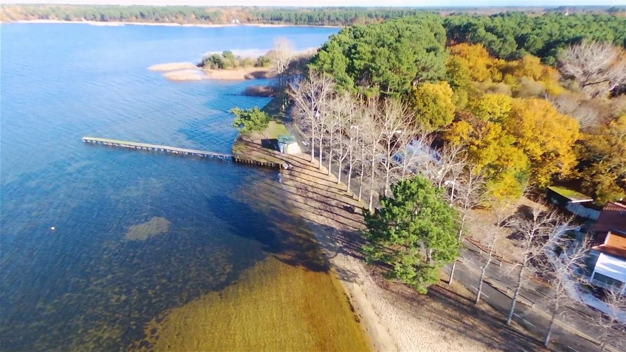 Sanguinet Lac en drone landes bebop 2