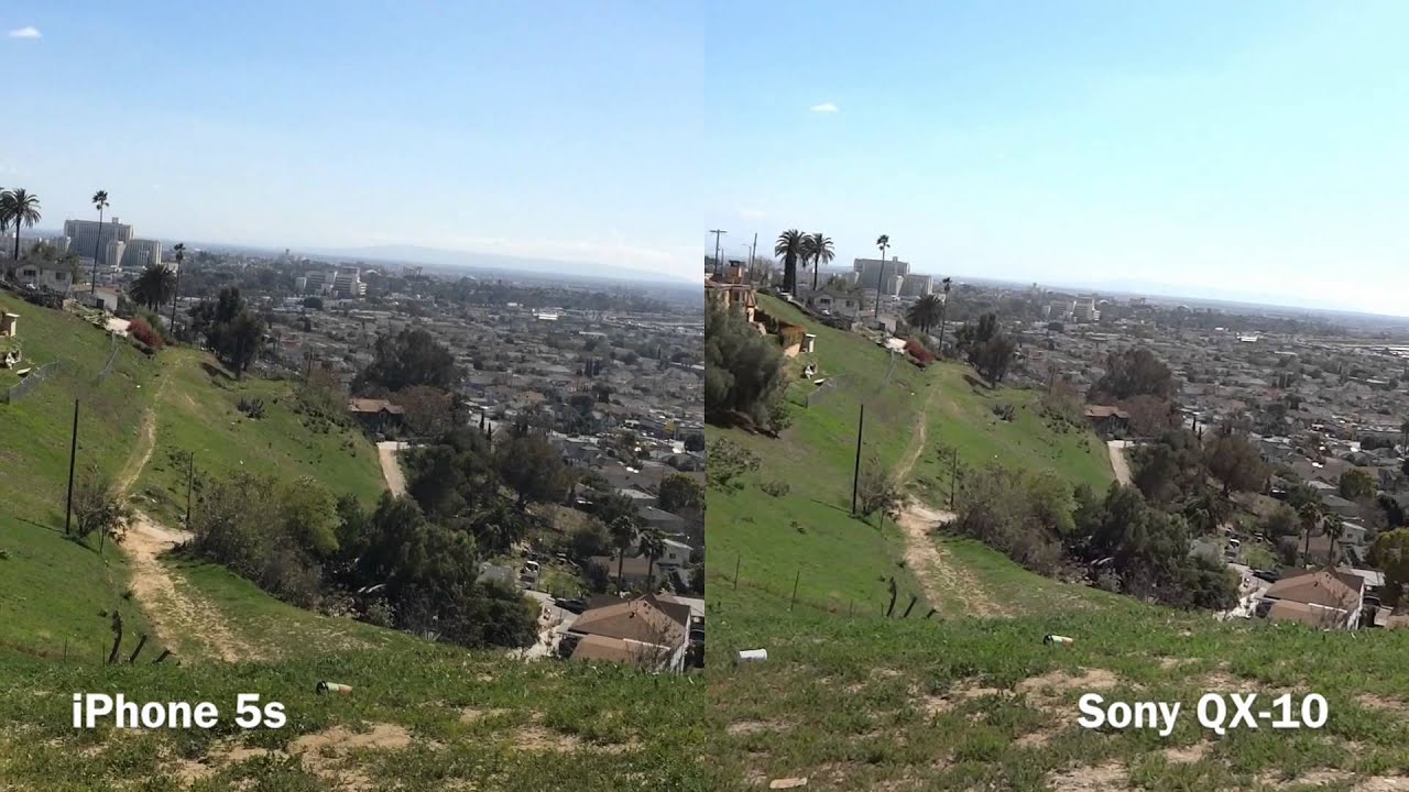Sony QX-10 VS iPhone 5S (ZOOM TEST)
