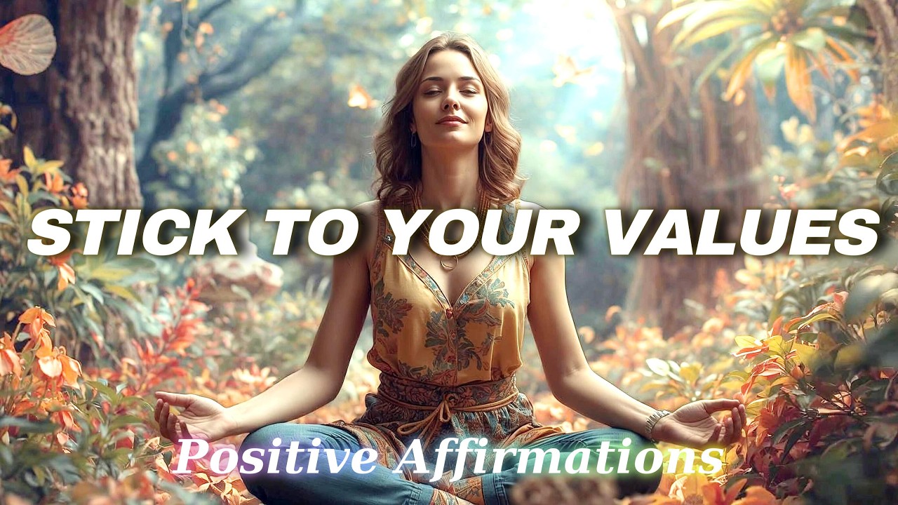 Affirmations to reinforce and uphold your core values