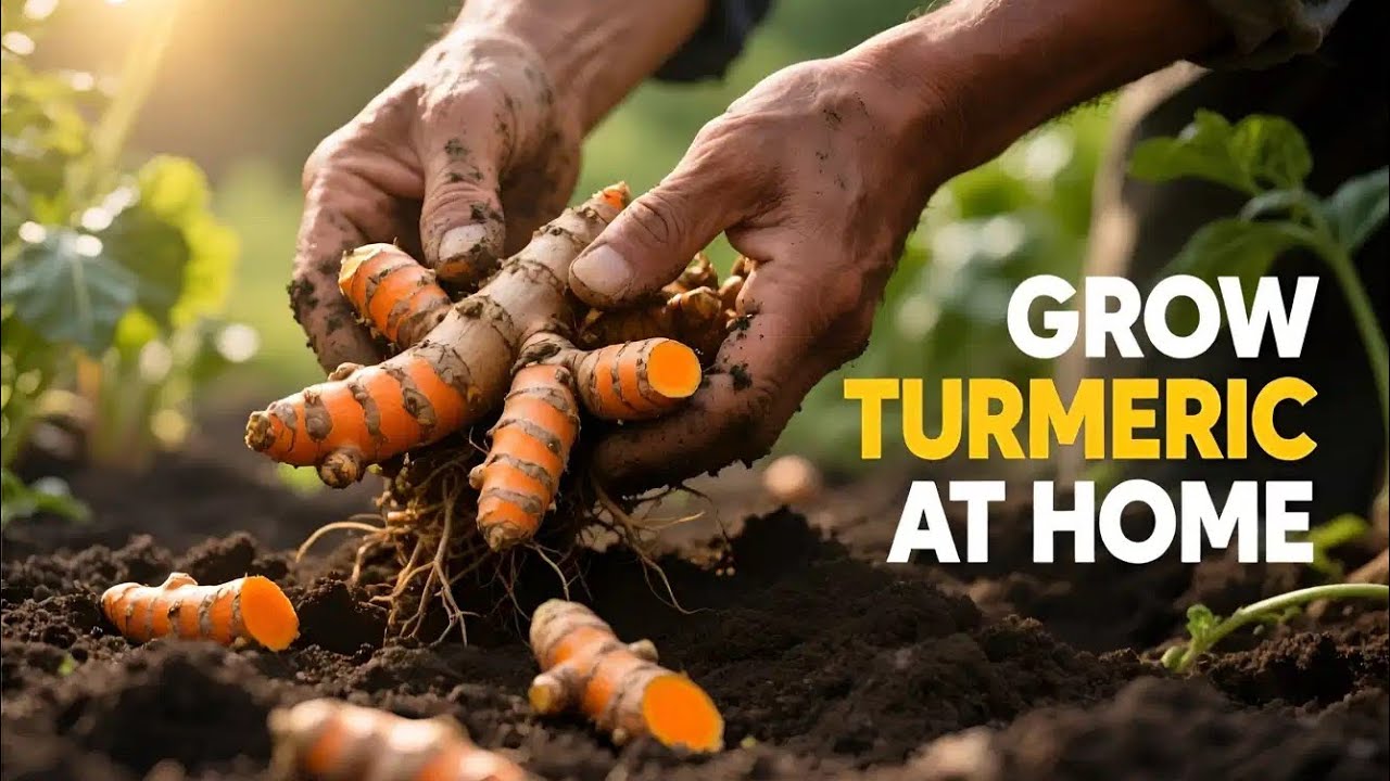 Grow Your Own Turmeric at Home 🌱 (Planting, Growing & Harvesting Made Easy)