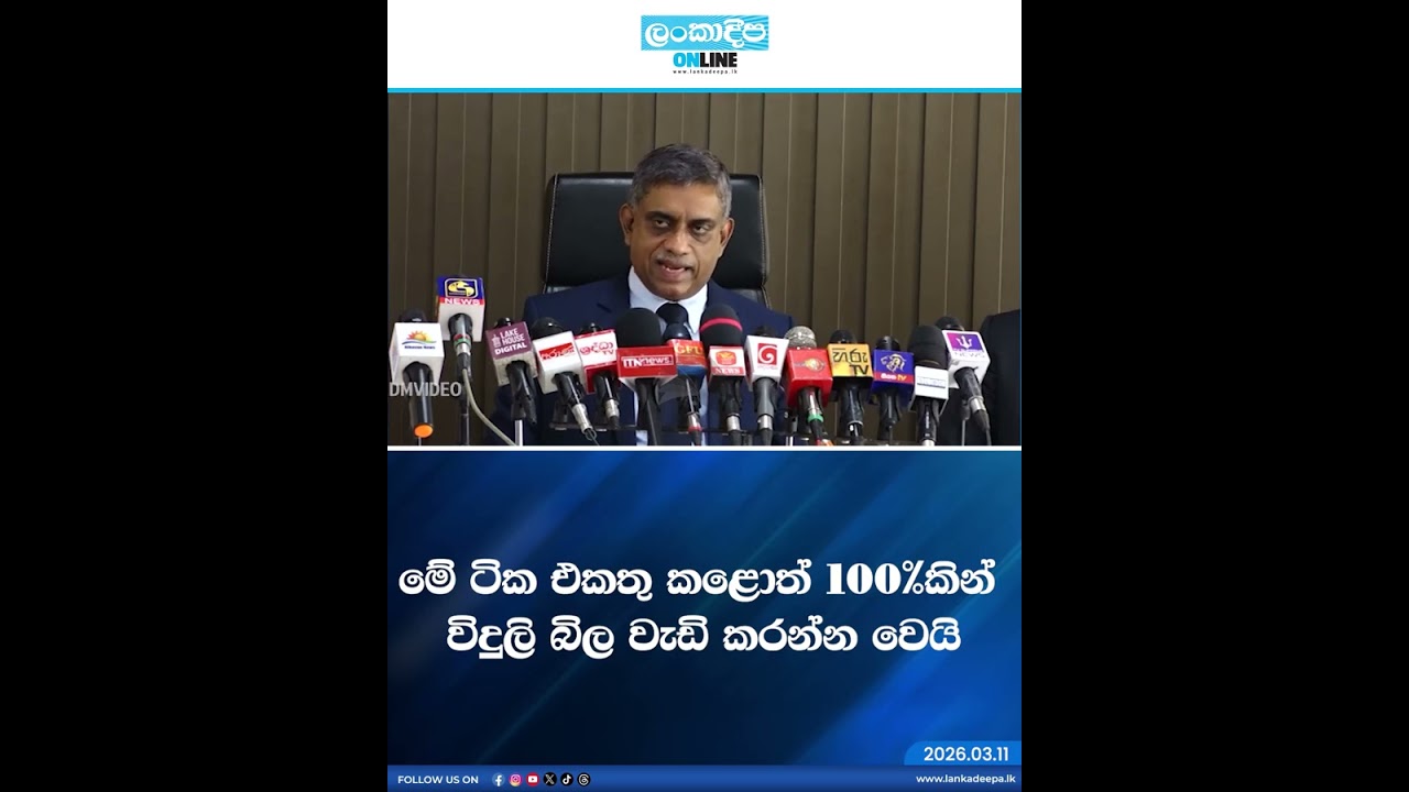 මේ ටික එකතු කළොත් 100%කින් විදුලි බිල වැඩි කරන්න වෙයි