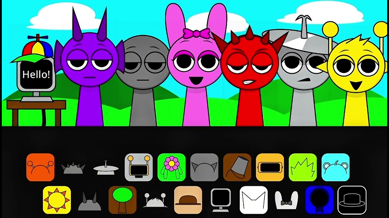 Sprunki Game New Characters Compilation