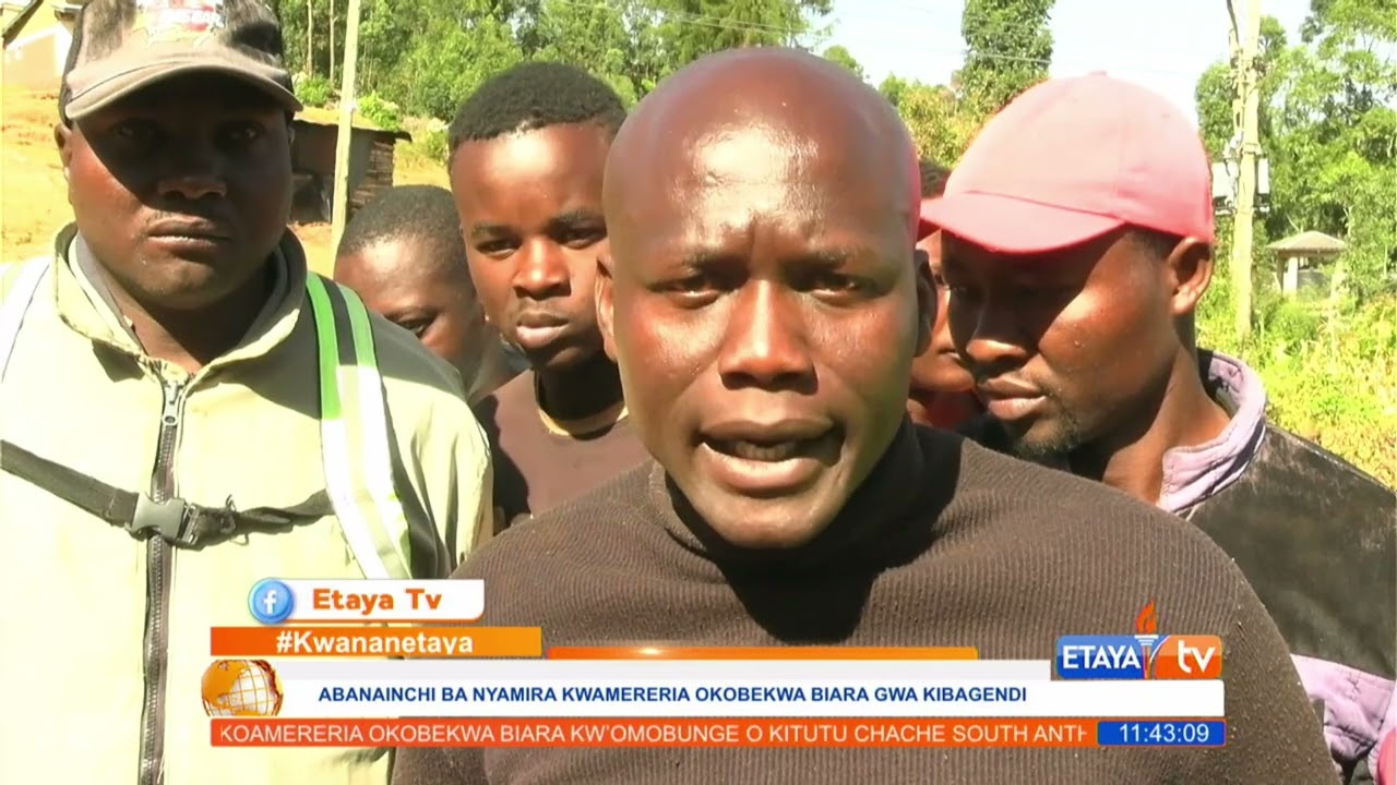 Nyamaiya residents call for justice over the arrest of Kitutu Chache South MP Anthony Kibagendi