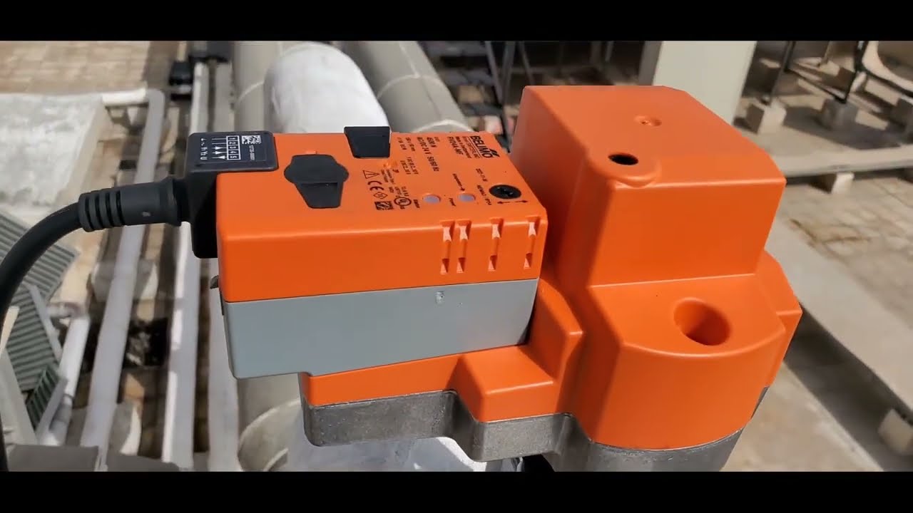 How to Installing Belimo RV24A-MF actuator  valve.