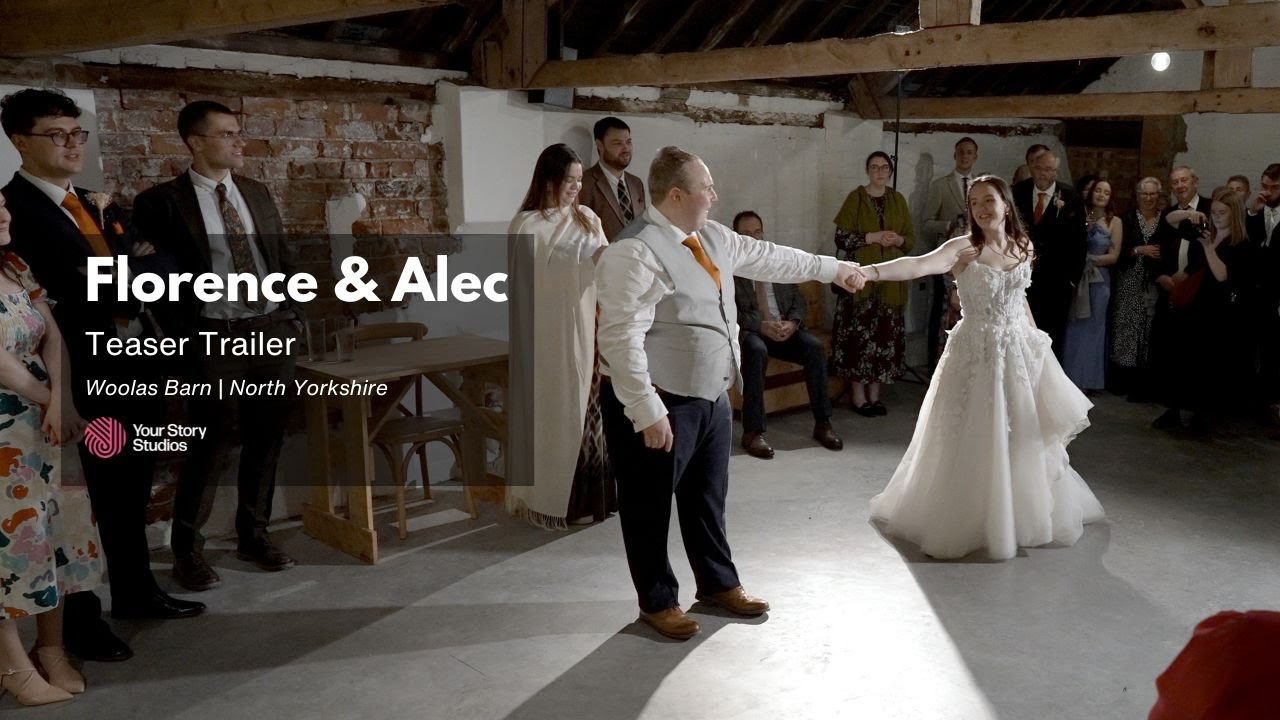 Florence & Alec | Wedding Teaser Trailer Film | Woolas Barn | York Wedding Videographer