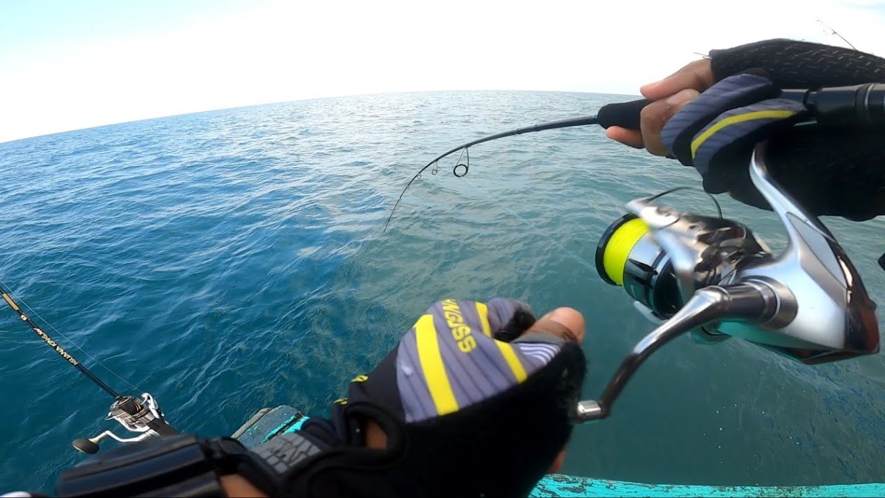 TRIP SEDILI TEKONG MAT SETIA - Tenggiri on FAST JIGGING ! shimano stradic FL 4000xg