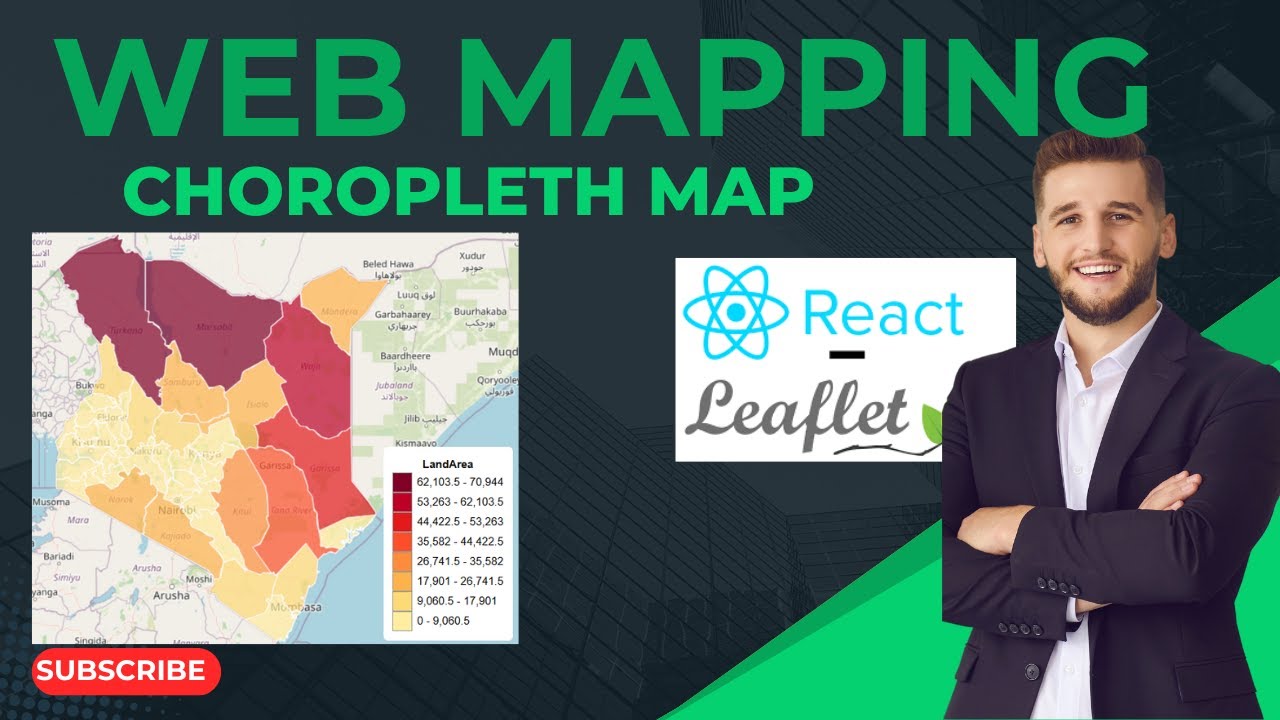 Build a COMPLETE Population Web Map with React Leaflet | Fetch GeoJSON Data