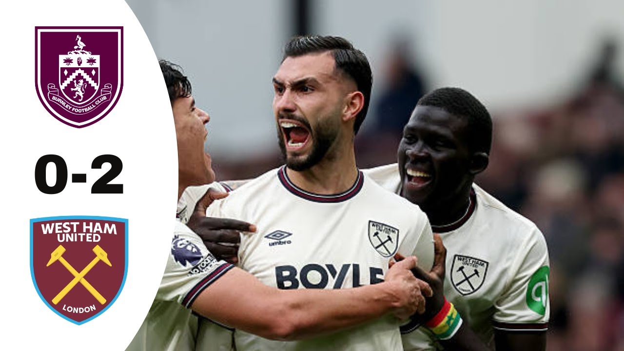 Burnley 0-2 West Ham | Highlights | Premier League 2026