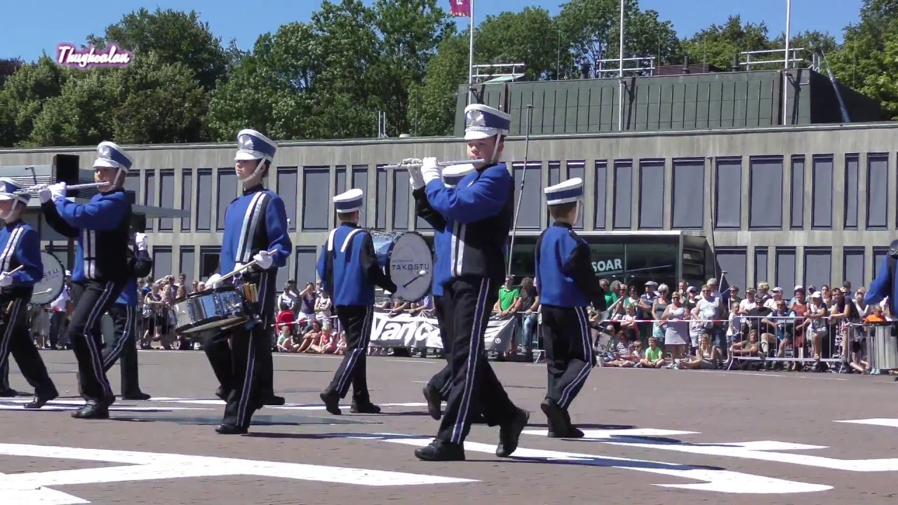 Jeugdband Takostu Stiens op Kleintje Taptoe Leeuwarden 2018