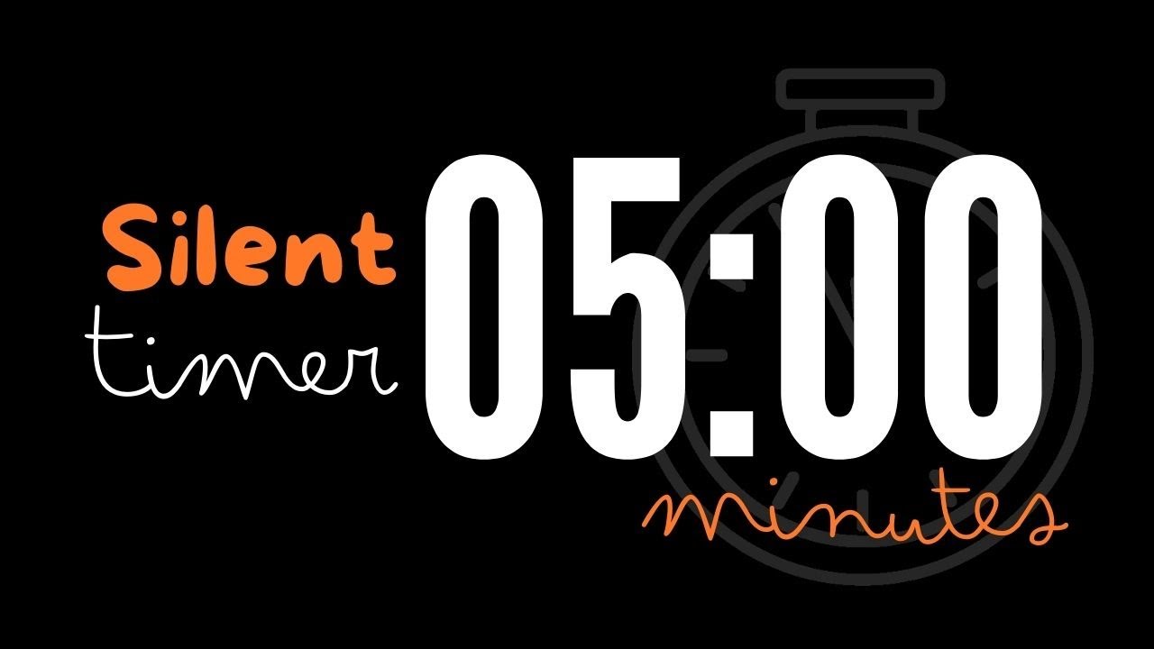5 Minute Timer: Silent Countdown for Focus and Productivity