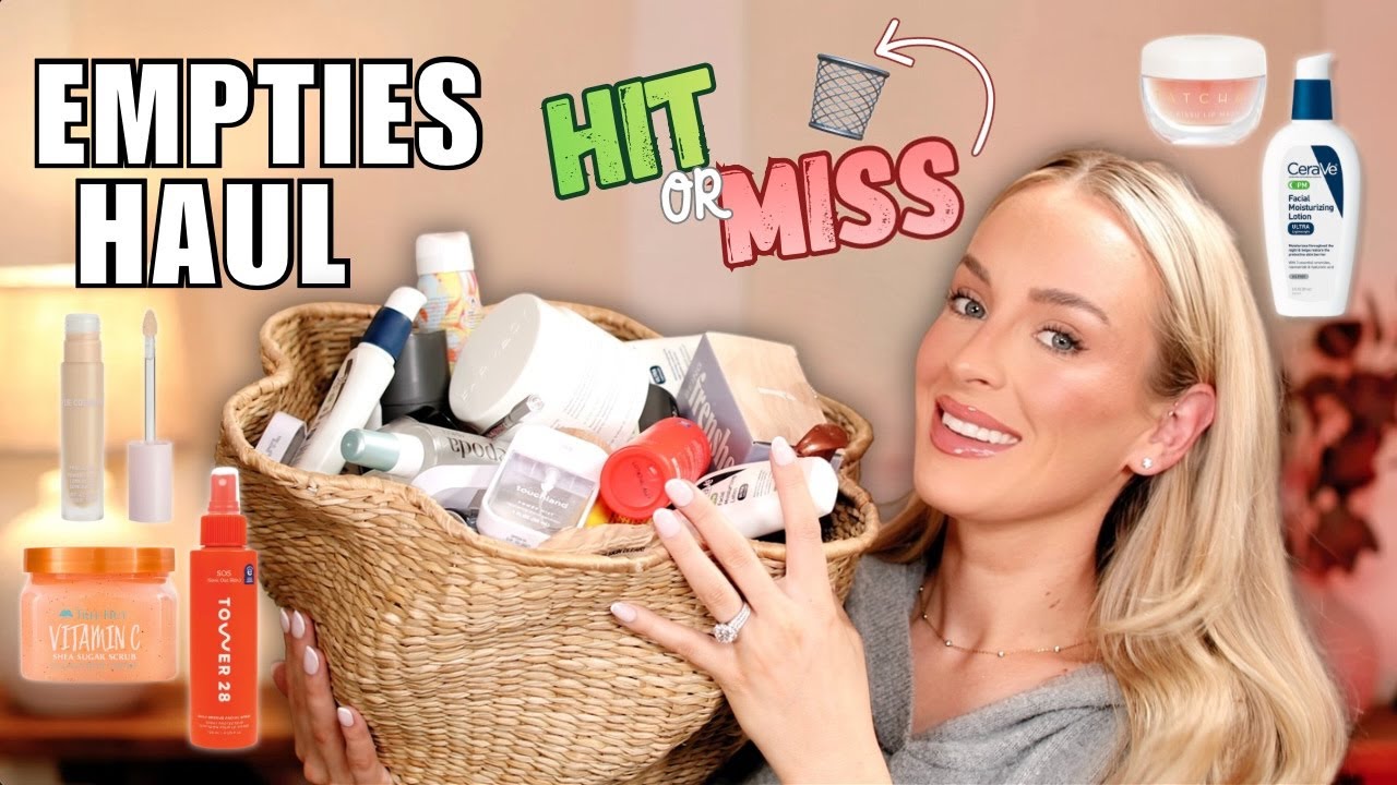 Finally Finished! EMPTIES + Honest Thoughts | Skincare, Makeup & Haircare