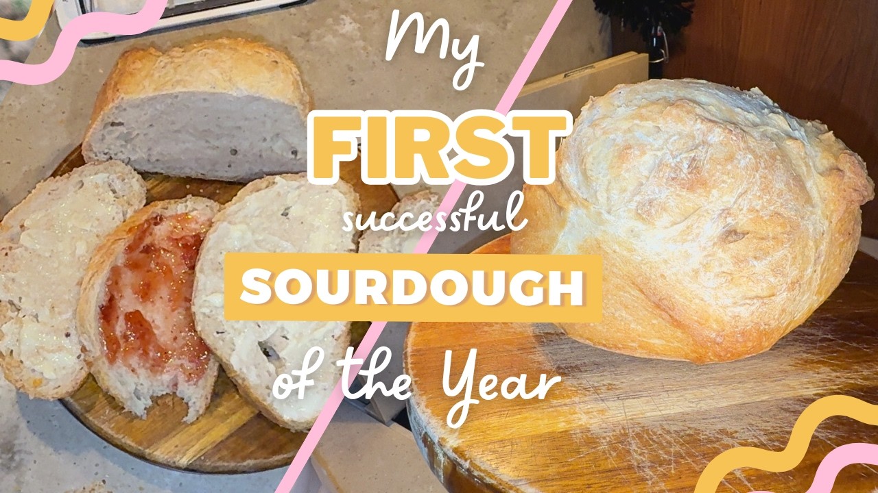 First Successful Sourdough Loaf of the Year | Beginner Homemade Sourdough | RV Cooking